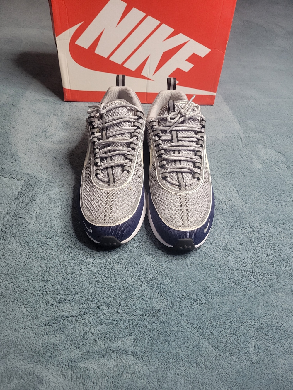 Nike Air Zoom Spiridon  Wolf Grey/ Midnight Blue